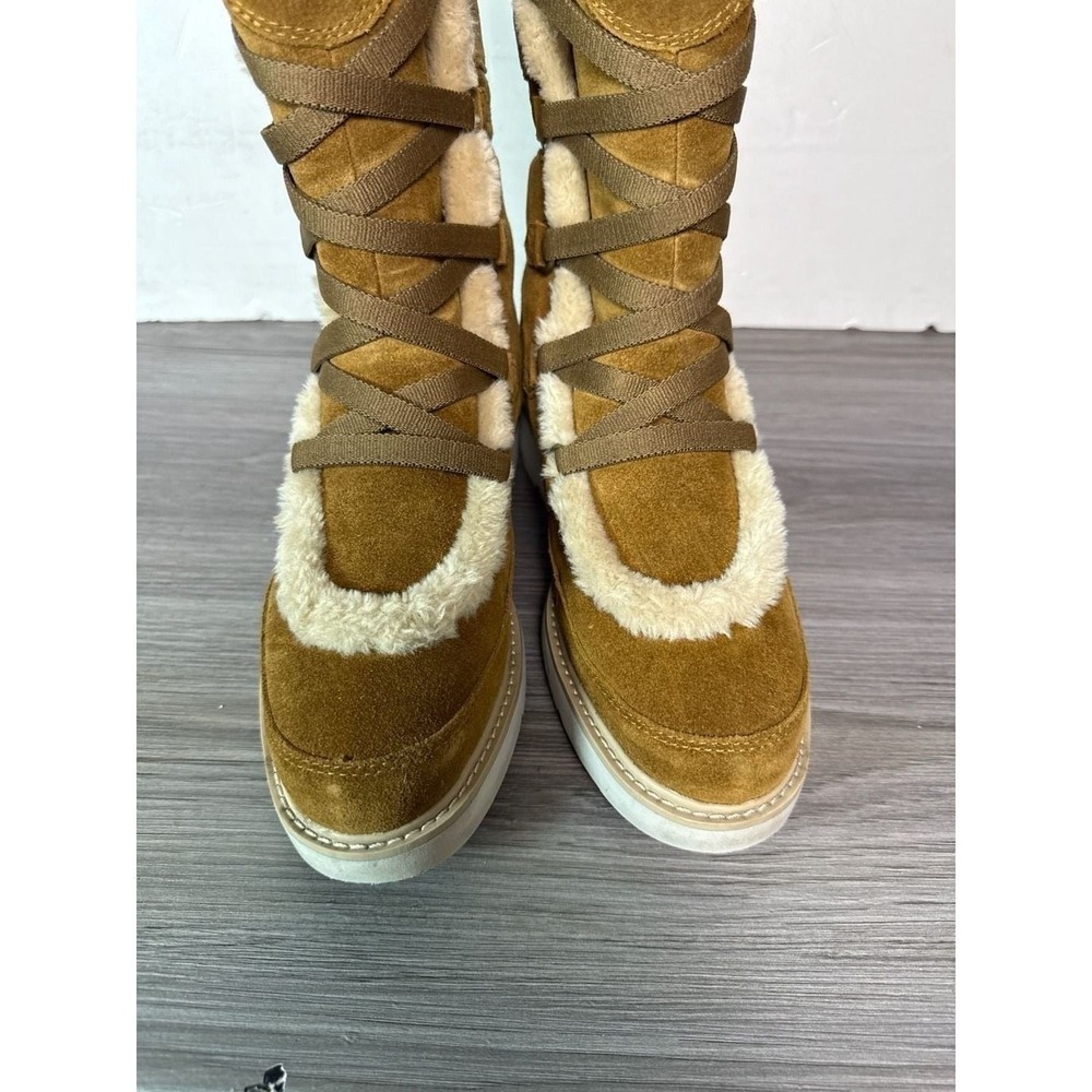Timberland Women's Kenniston Muk Tall Suede Lace-Up Faux Fur Lined Boots - Picture 7 of 11